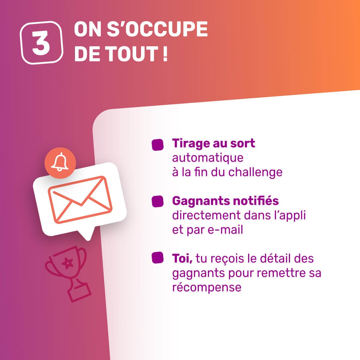 Étape 3 - Partager et suivre les résultats